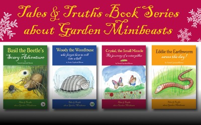 The cover art work for for the four books in the Tales and Truths series